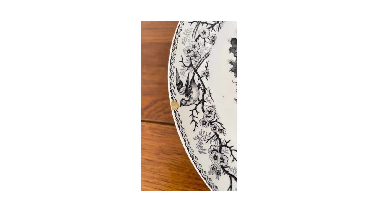 Antique Plate Jean François Boch (1820 - 1830) - Etsy