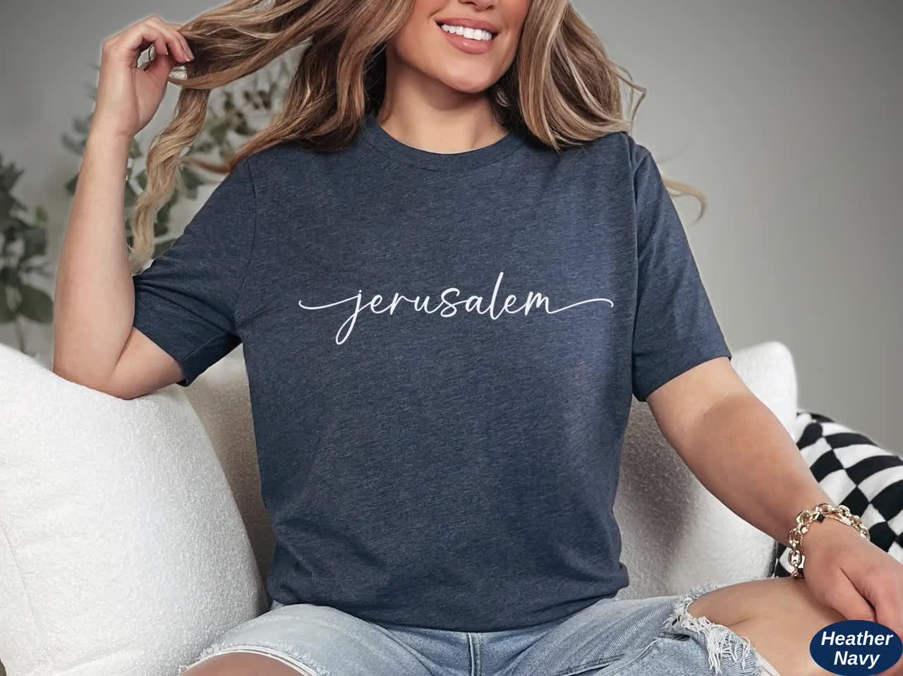 Jerusalem Skyline Souvenir T Shirt Vintage Gift Jerusalem Skyline Souvenir T Shirt Vintage Gift