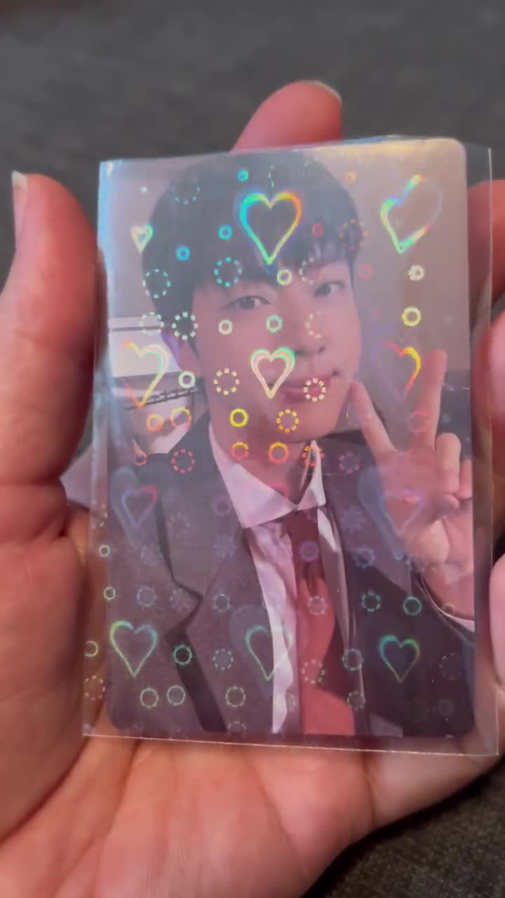 Official BTS Jin Happy Photocards - Etsy