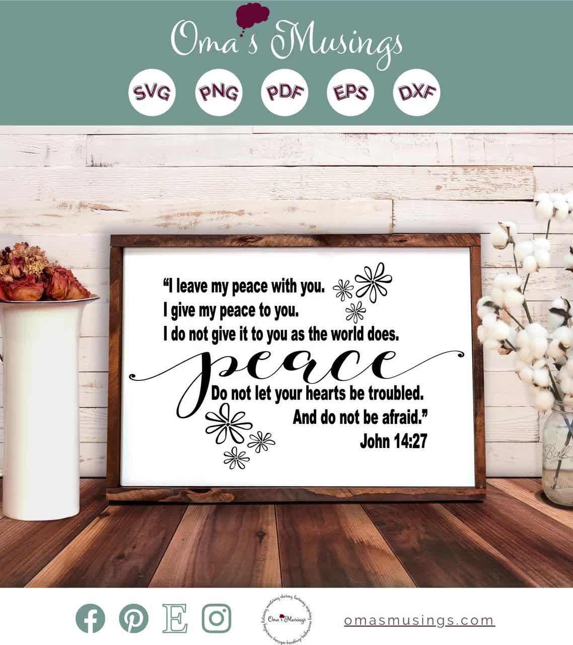 優れた品質 Christian - SVG Verse Bible 14:27 John Sticker Christian - 邦楽