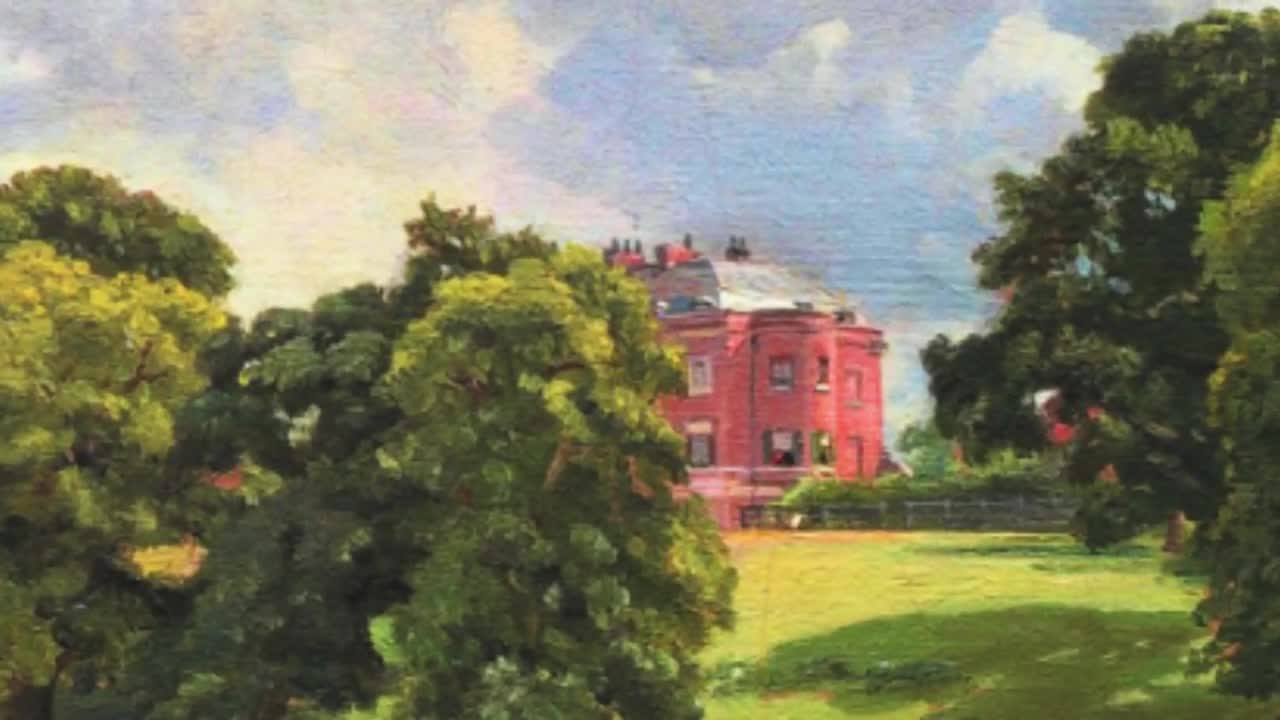 ジョン・コンスタブルの版画：ウィベンホー・パークの風景画、イギリス