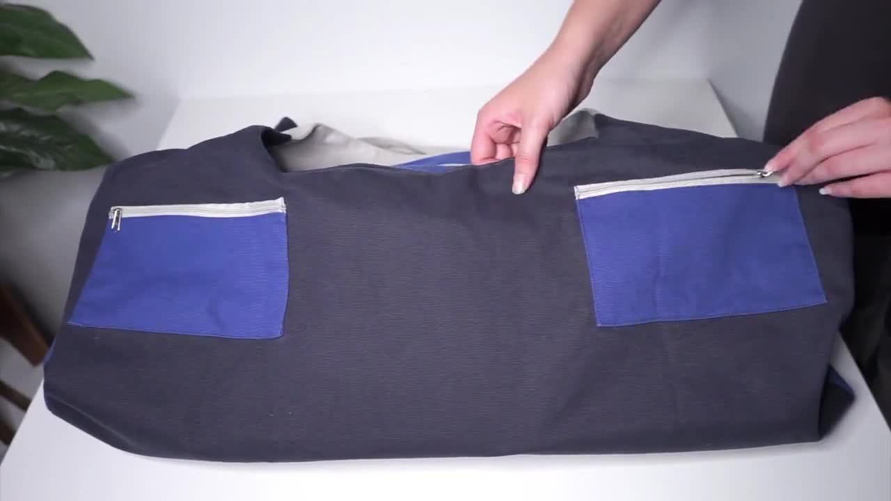 JOYnWELL JoYnWell Yoga Mat Bag Large Yoga Bags and Carriers Yoga Bag for  Bolster Mat Blocks with Full Zipper, 3 Pockets, Bottle Holder 