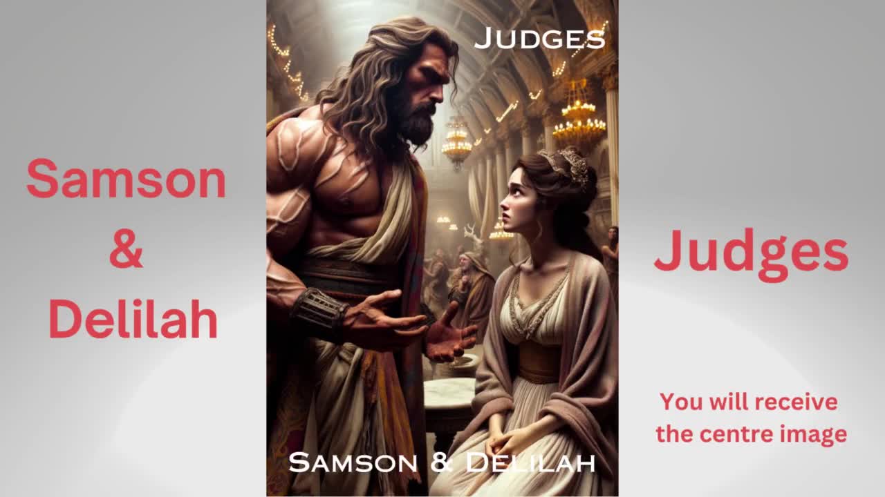 Samson & Delilah: Epic Tale From Judges - Scripture Art