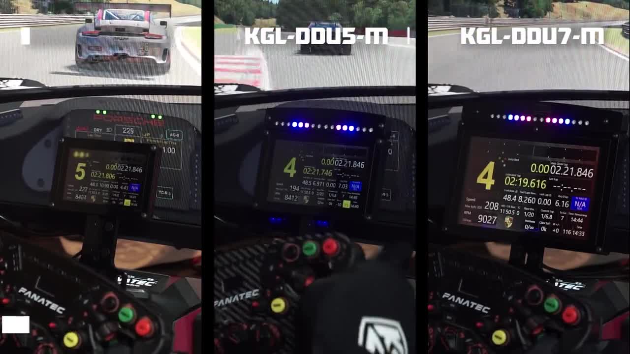 KGL Sim Racing Pc Magnetic Dashboard (KGL-DDU4-M, KGL-DDU5-M or KGl-DDu-7-M)