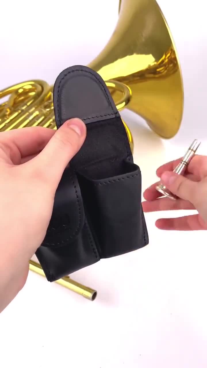 KGUBrass フレンチホルン用マウスピースポーチ | クレイジーホース