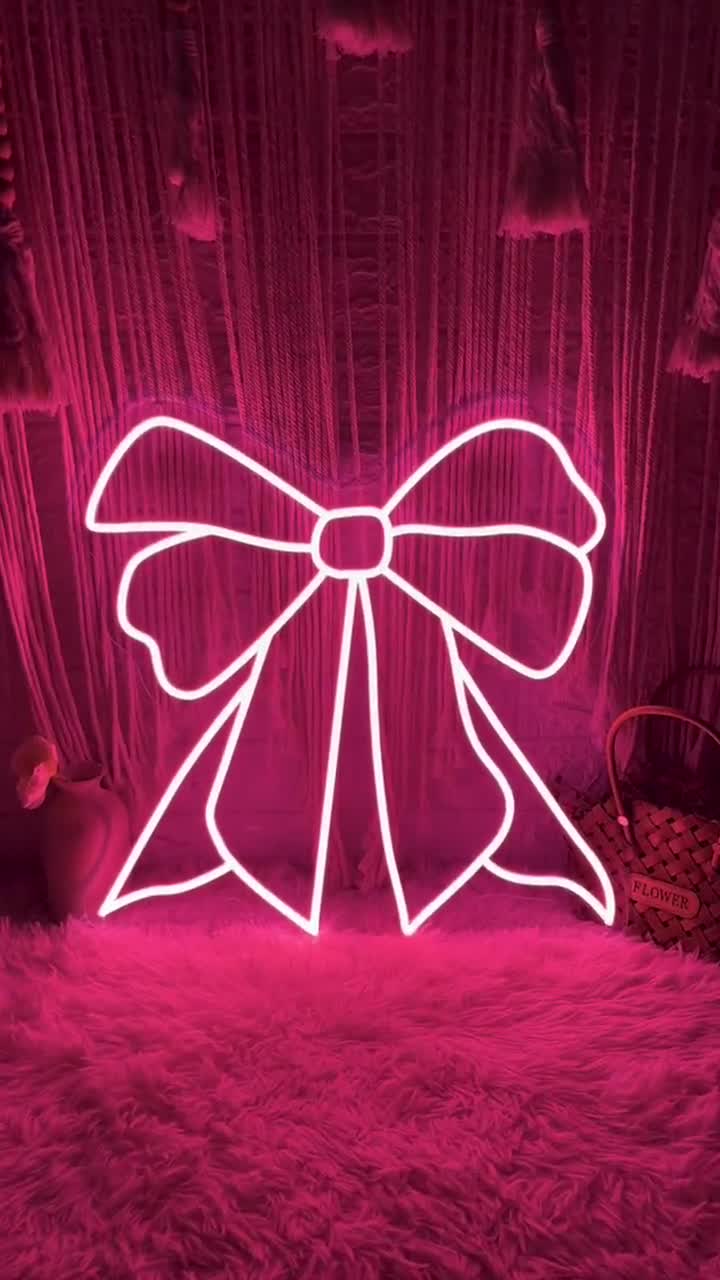 Hello Gorgeous Neon - Luce notturna a LED per parete, casa, feste, matrimonio, San Valentino, camera da letto, compleanno, bar, club, lettere luminose al neon con interruttore regolabile (bianco