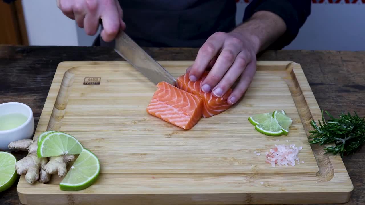  Profesional Cuisine cuchillo Sashimi Pescado Cuchillo Cocina  cortar salmón Sushi cuchillo de cocción : Hogar y Cocina