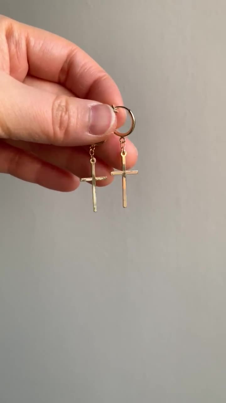 No Piercing Earring, Clipon Earring, Non Pierced, Earring, Earrings, No  Pierce, Cross Earring, Clip On, Earrings, Gold, Silver, Non Piercing -   Australia