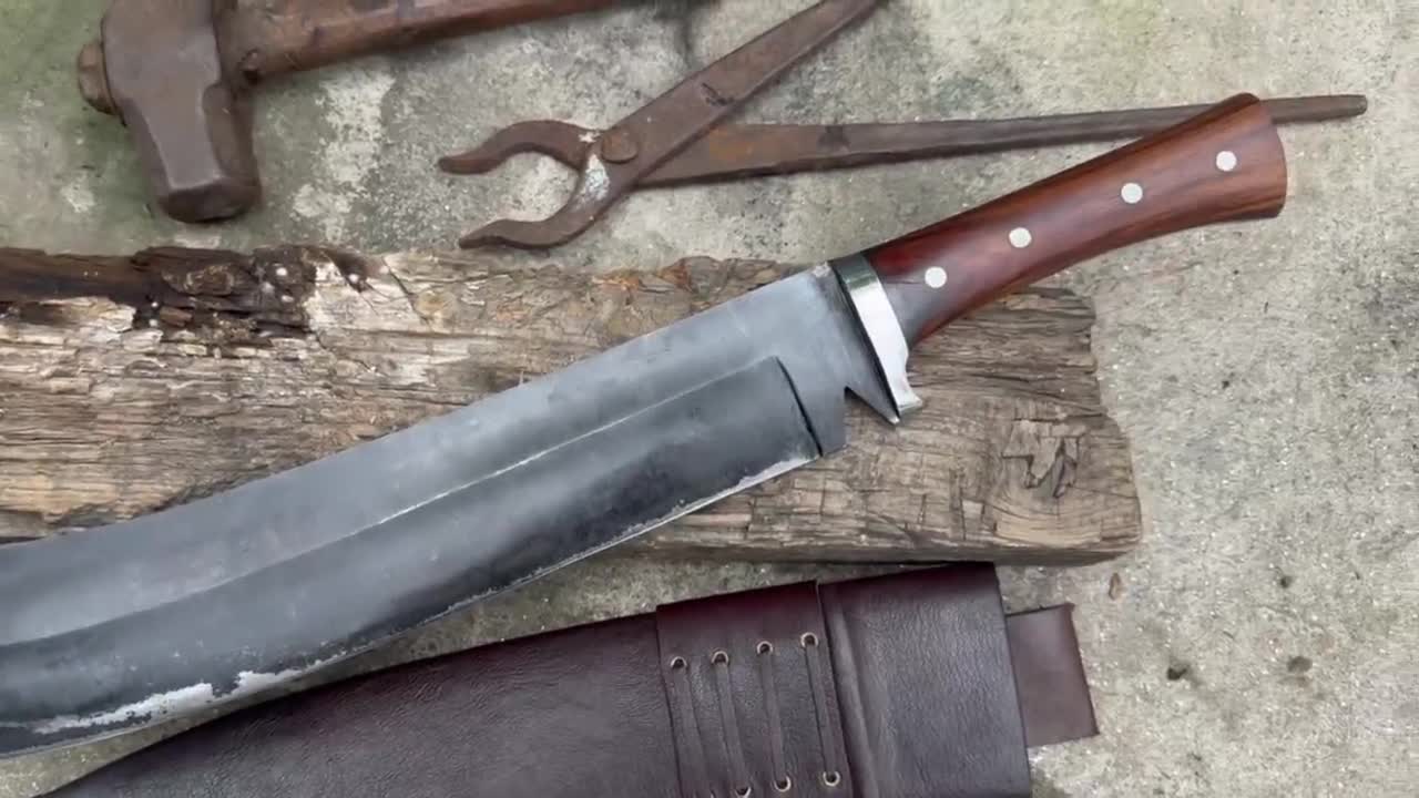 ランボーIVナイフ/ランボー4ナイフ/包丁/長さ13インチの刃の手鍛造