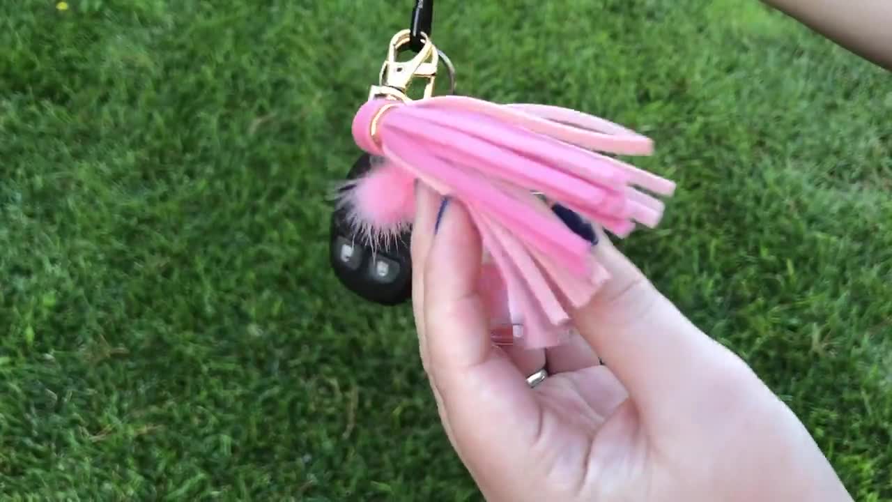 Tonsamvo Cute Keychains for Women/Girls, Kawaii Anime Pom Pom Key Chain  Accessories Wristlet Keychain for Backpack Handbag Car Keys