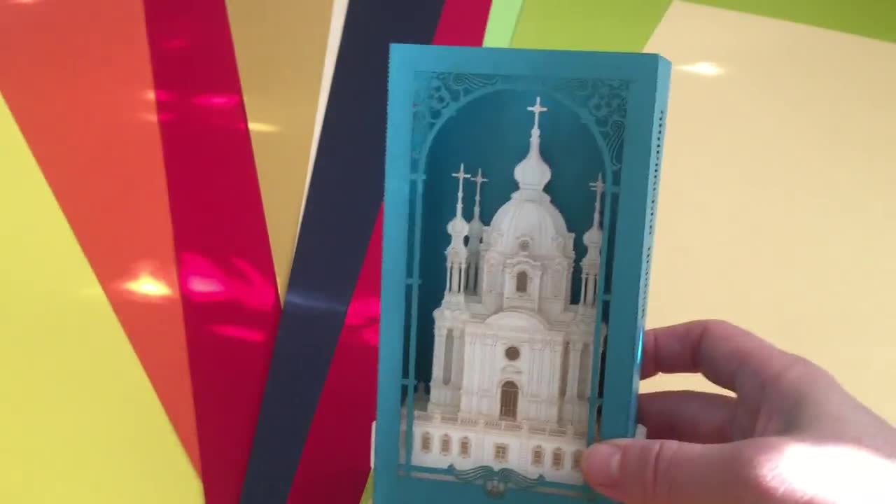 Pop up card Kyiv, Golden Gate, Ukraine Landmark – ColibriGift