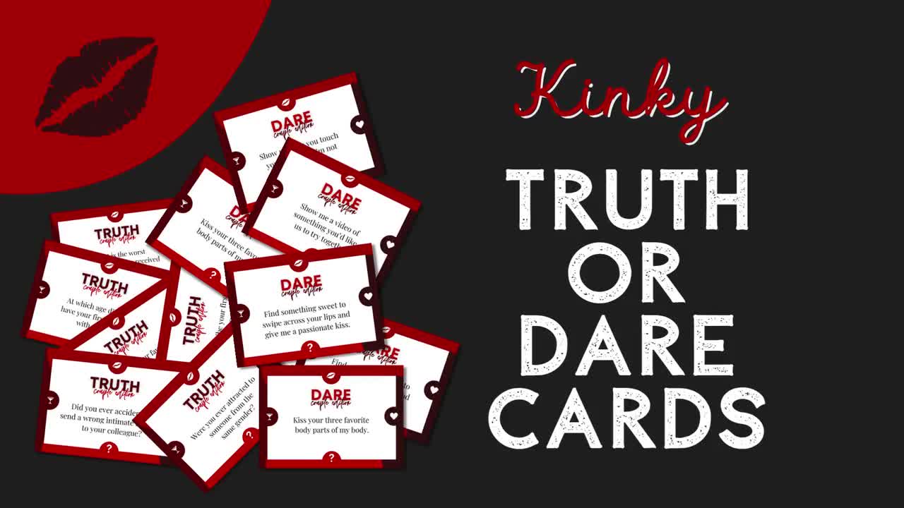 Carte stampabili Kinky Truth or Dare, Gioco preliminari per coppie - Gioco  per adulti Dirty Truth or Dare - Download istantaneo, Regalo Sexy, San  Valentino