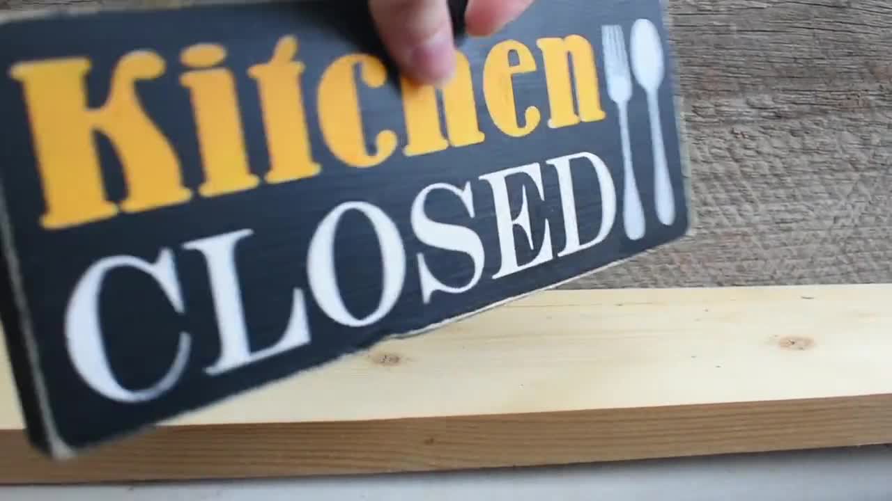 Small funny kitchen sign – Adorn Once More