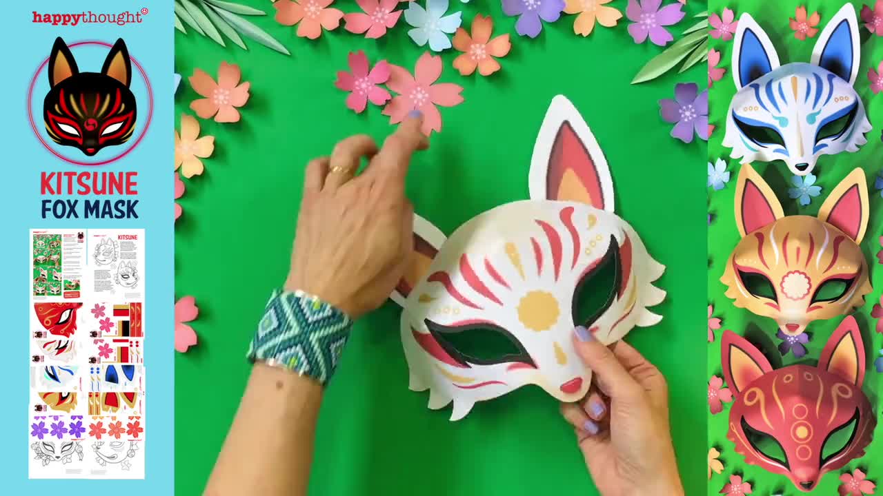 Kitsune Mask Pattern