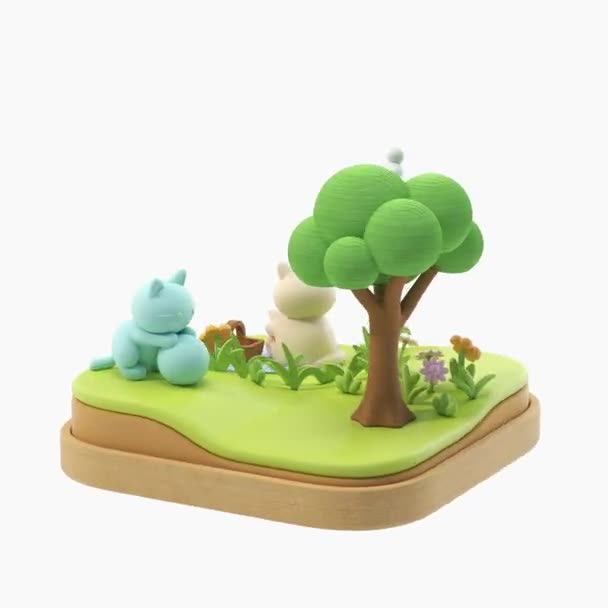 Kitty Garden - Flower Meadow - Etsy