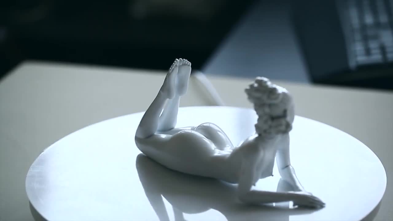 1:6 Sexy Art Sculpture Naked Nude Female Women Girl Lady Body Oriental Asia  Japan Classical Lying Down 3D Printing