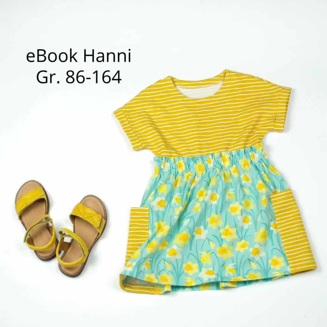 Hanni Paperbag dress girls dress girls summer couture patron ebook  instructions / PDF / patron de couture / patrons de confettis - Etsy France