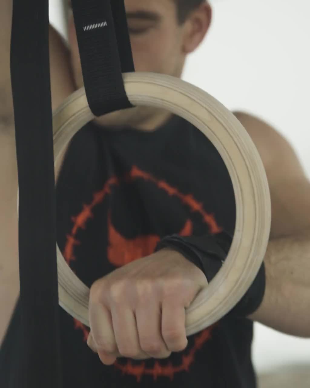 Gymnastic Rings, Wooden Workout Rings, Crossfit Rings, Rings with Adjustable Straps, Baltic Birch Gymnastic Rings, Rings by GRIPNATIC video poster