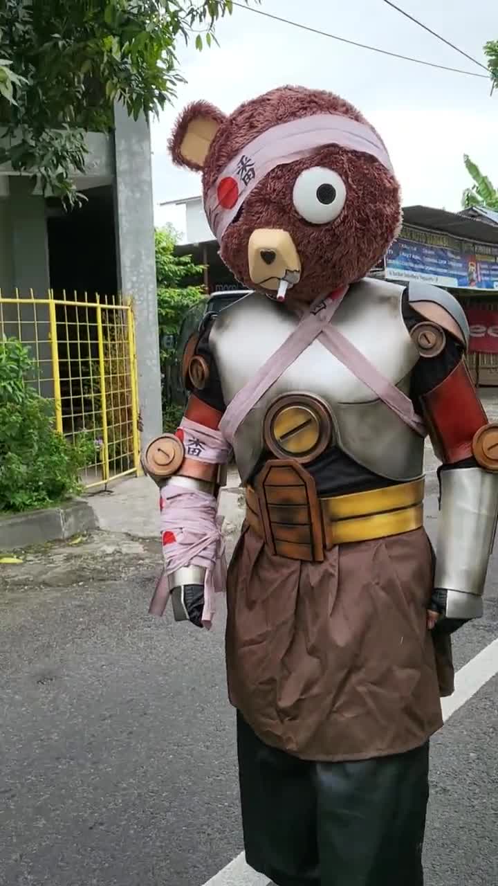 Kuma Afro Samurai Costume [CUSTOM SIZE], image size:720x1280