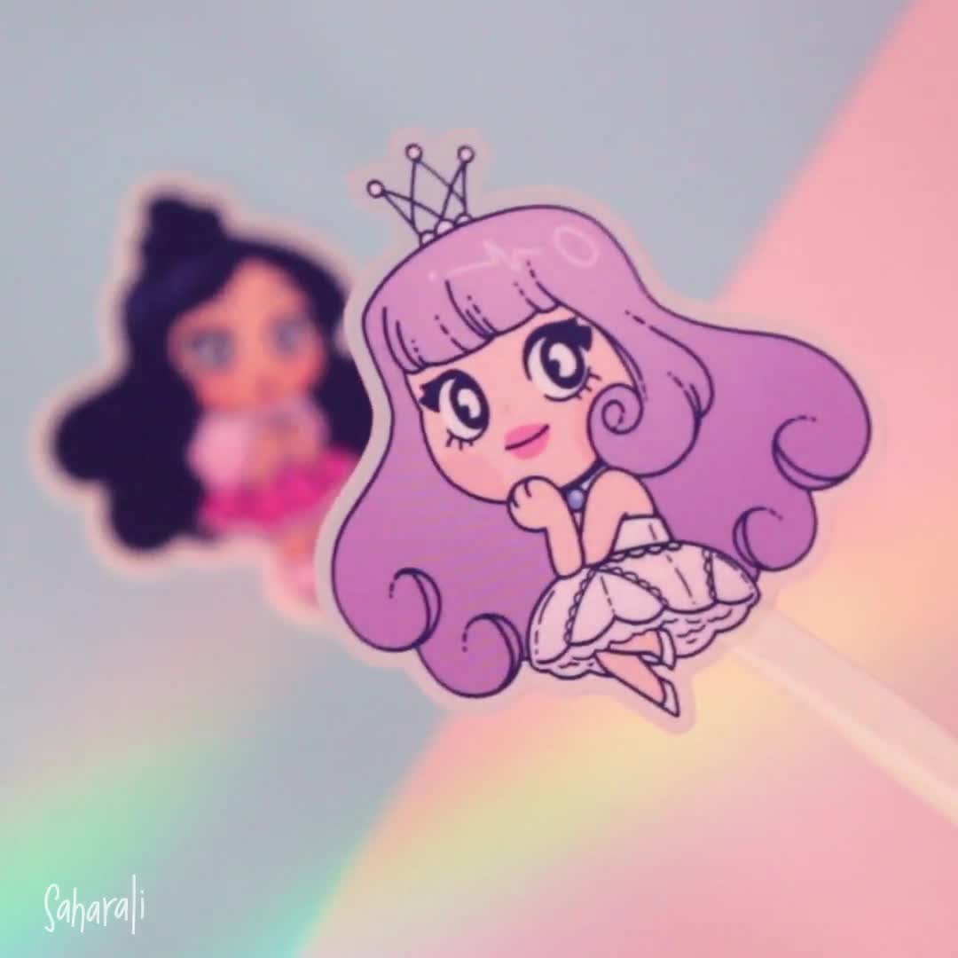 Premium Transparent Vinyl Sticker | Anime Kuragehime Princess Jellyfish  Kurako Kuranosuke Tsukimi, image size:1080x1080