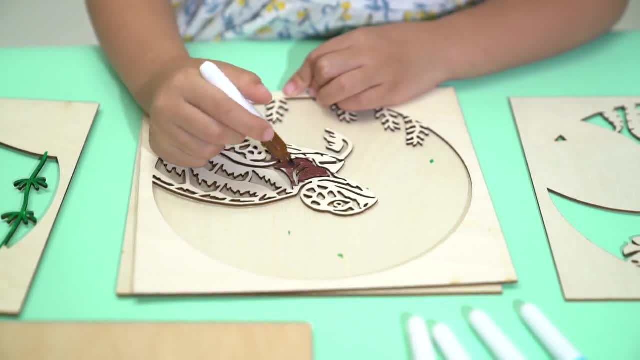  LEOGOR Multilayered Kids Craft Sets for Girls Ages 8