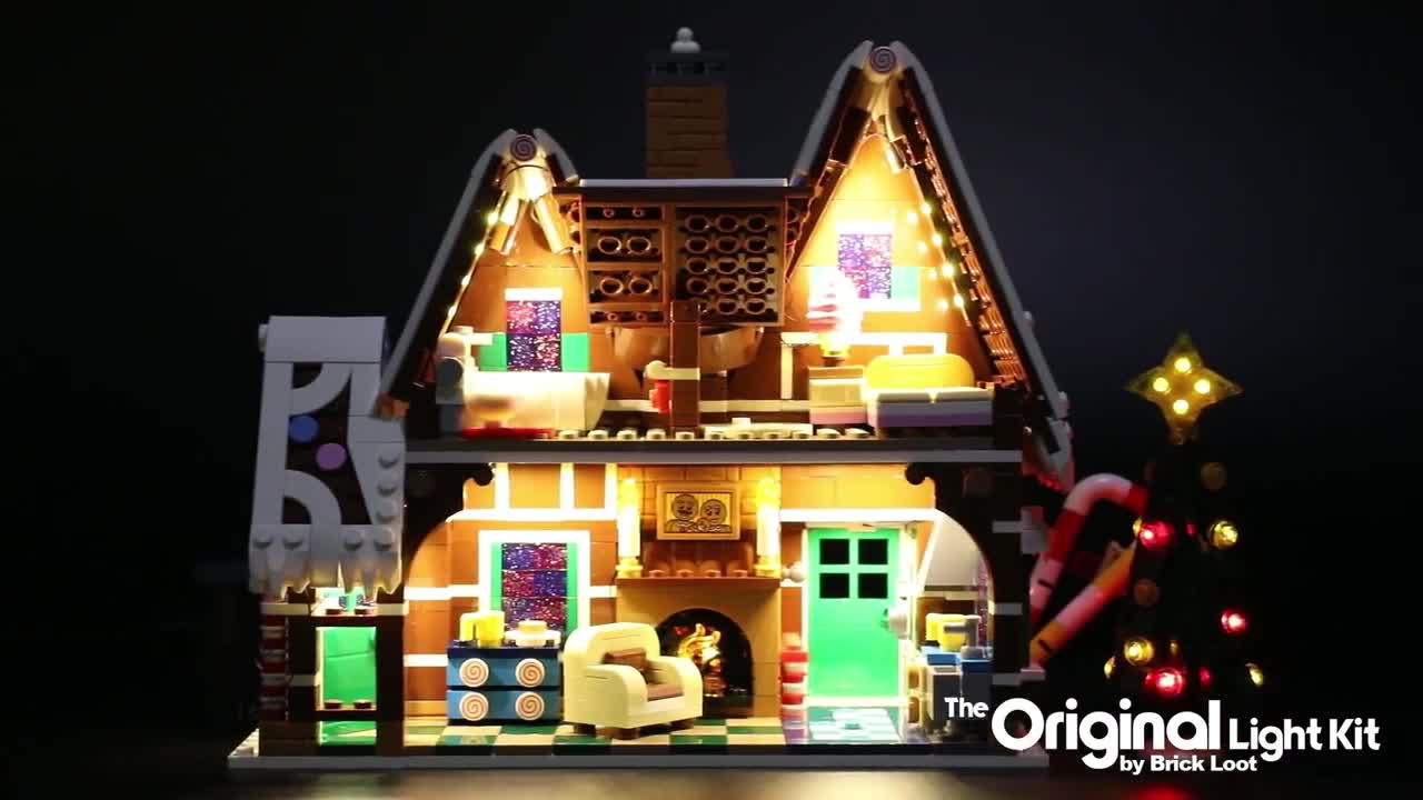 Lego gingerbread hot sale house light set