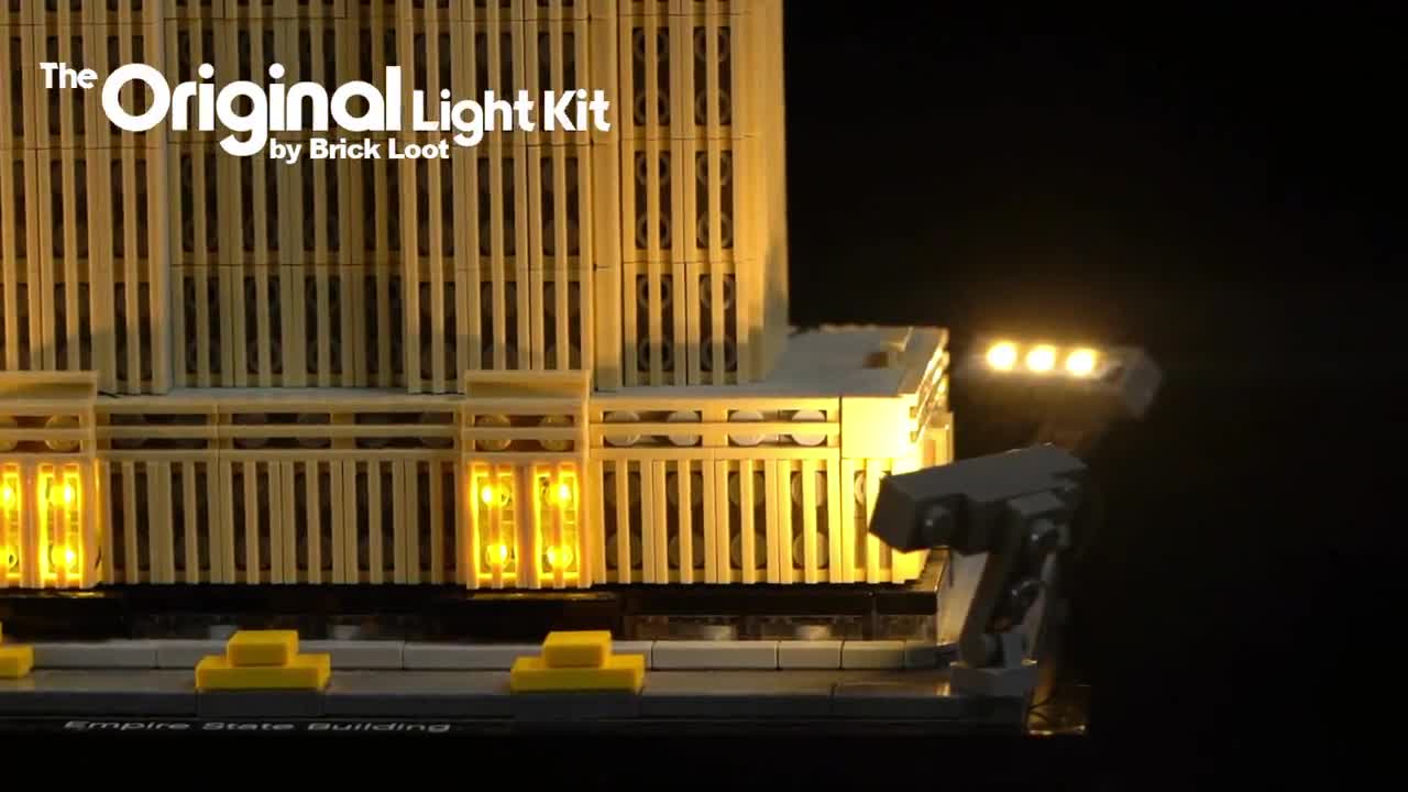 Lego empire state best sale building light kit