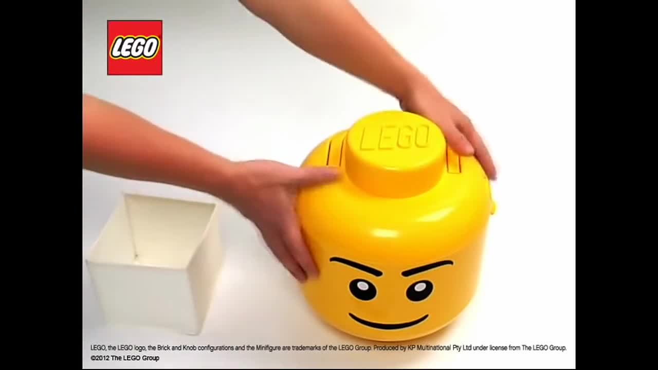 Large Lego Sort and Store Yellow