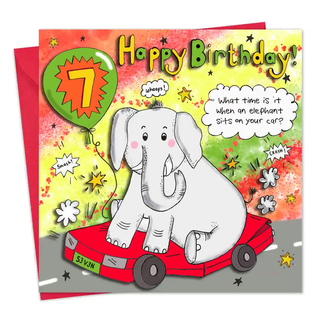 Tarjeta De Cumpleaños De Dinosaurio, Tarjeta De Dinosaurio Para Niños, Tarjeta De Cumpleaños De