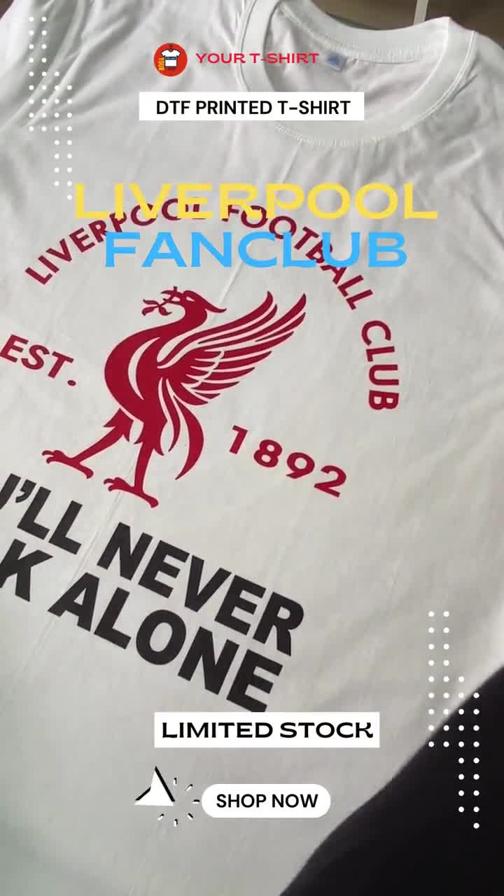 Liverpool FC T Shirt : You'll Never Walk Alone - Etsy
