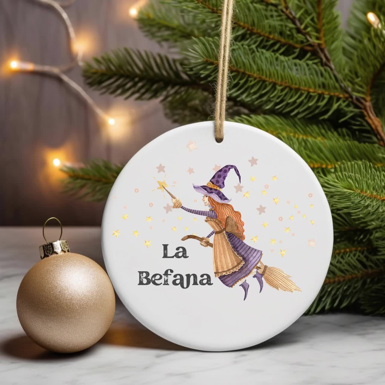 La Befana Christmas ornament