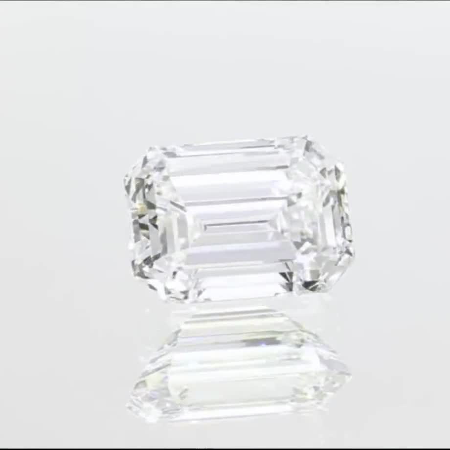 Emerald Diamond 1.00 Ct G, Si1, 7 Mm Genuine Loose Lab Grown