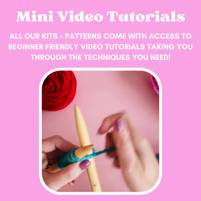 CraftLab Knitting Kit for All Ages - Includes Guinea