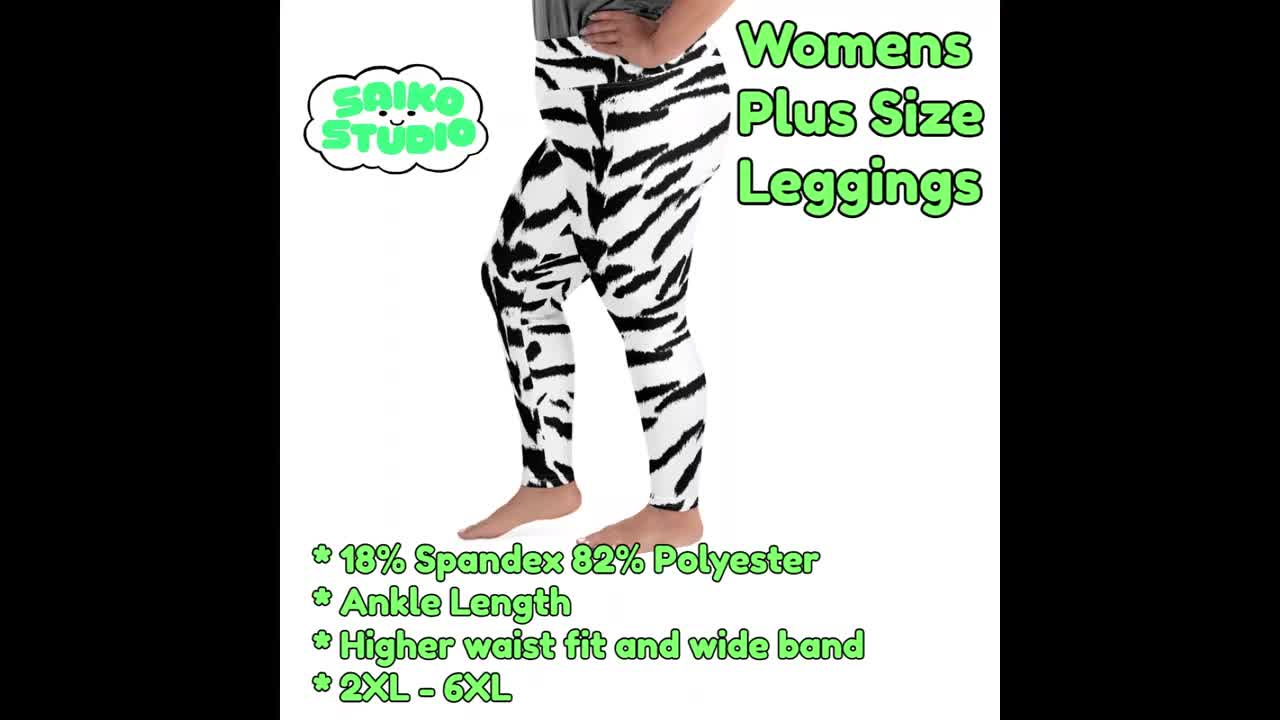 Womens Cotton Leggings Full Length Plus Sizes 8 10 12 14 16 18 20