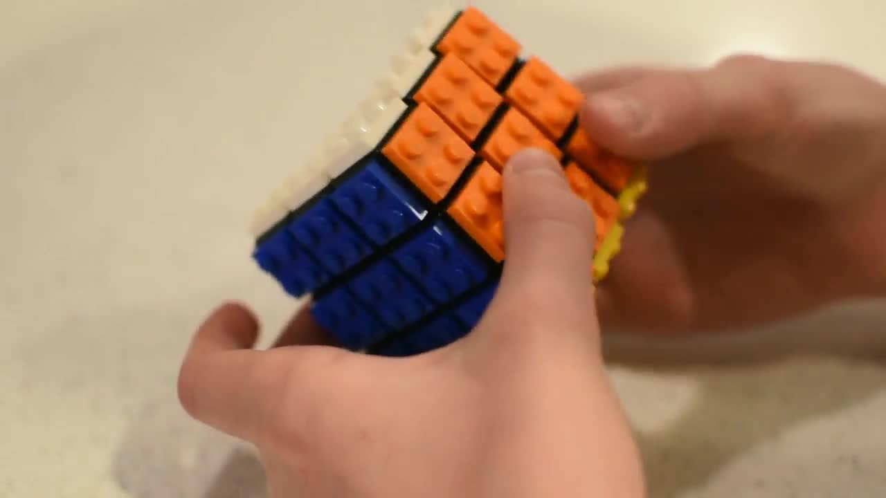 Modsige største festspil Rubik's-type Cube Made of Lego - Etsy