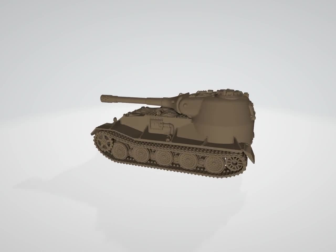 Leichter Löwe [GE] – WWII Super-heavy Tank Prototype – 3D Printed