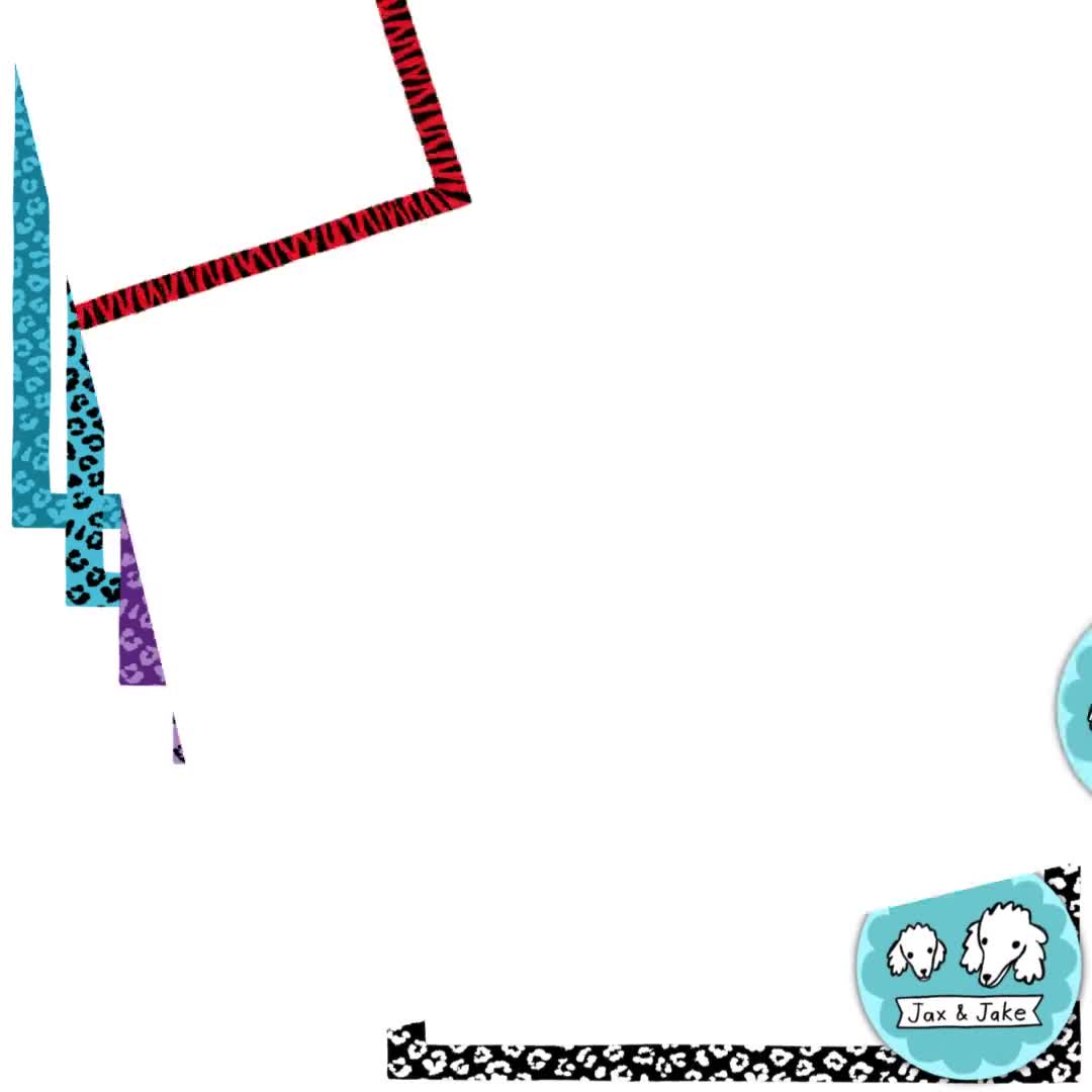 Rainbow Leopard and Zebra Clipart Borders, Animal Print Frames, Jungle  Safari Theme Clip Art Transparent PNG, image size:1080x1080