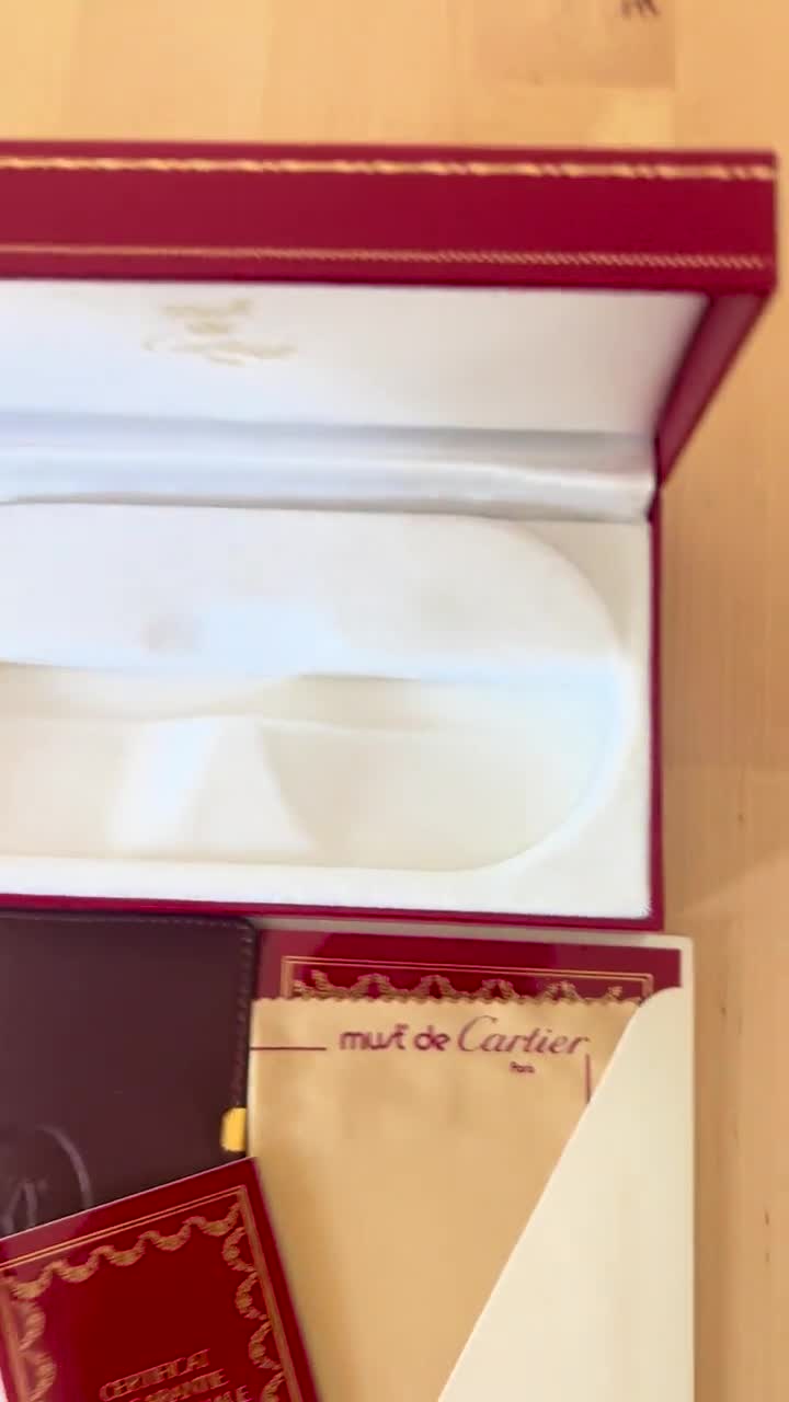Les Must De Cartier Vintage Sunglasses Made in France 1983