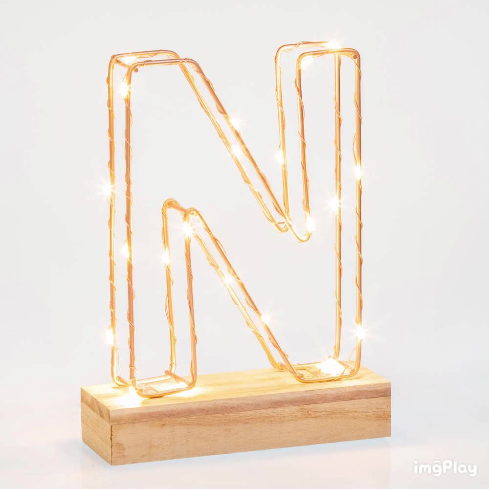 Light Up Letter N