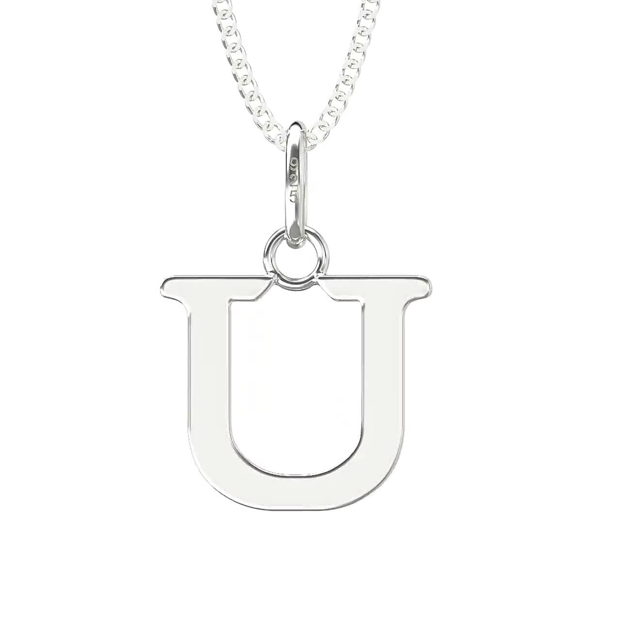 Letter V Necklace (16 inches)