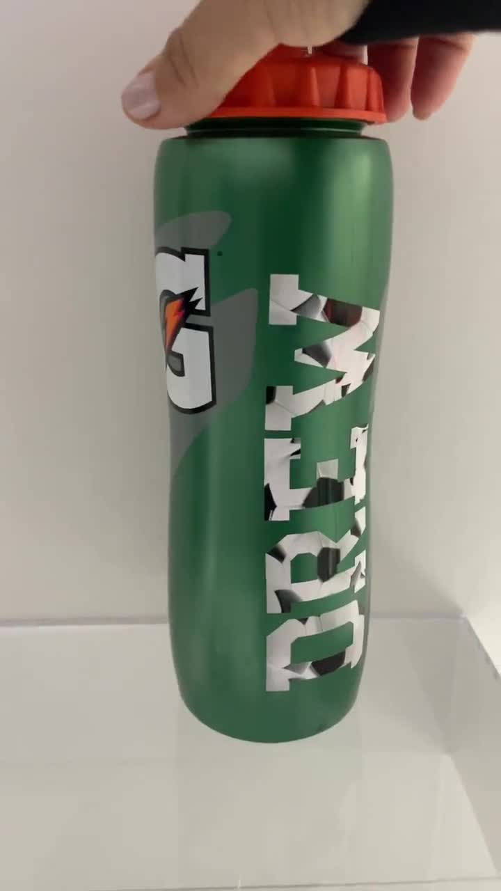 Personalized 32 Oz SOCCER Gatorade Squeeze Water Bottle With Vinyl Name  Decal/name Label 