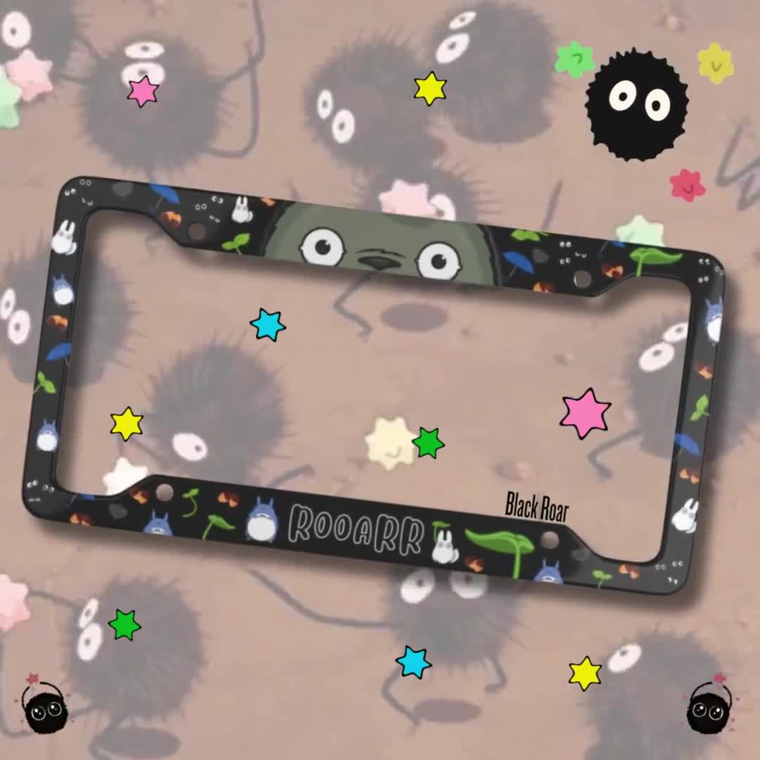 My Neighbor Totoro Inspired License Plate Frame Studio