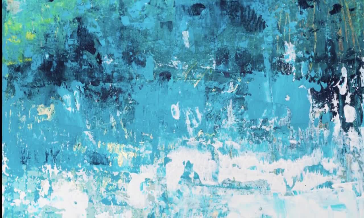 Light blue abstract art on sale