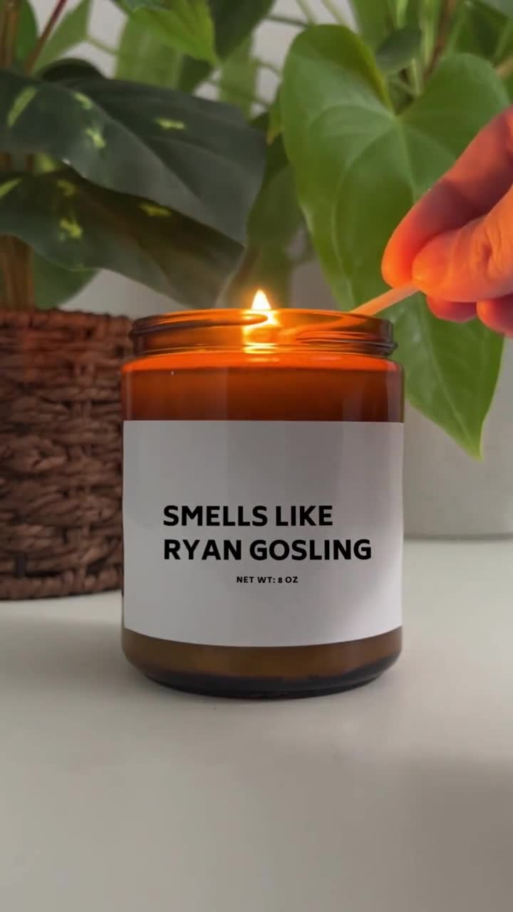 Smells Like Ryan Gosling Candle, Celebrity Candles