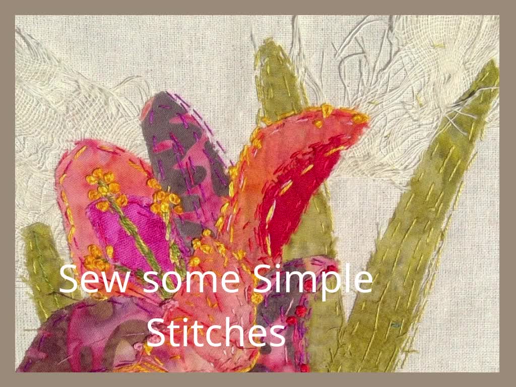 Blue Butterflies Slow Stitching Kit, Beginners Embroidery, Easy Sewing  Project, Fabric Collage, Mindful Craft, Stitch Therapy 