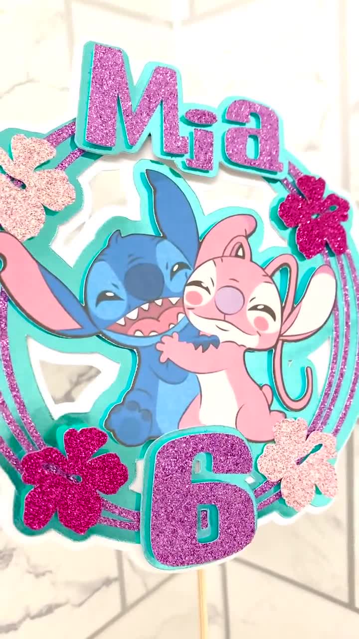 Lilo and Stitch Personalised Cake Topper – Blissful Toppers