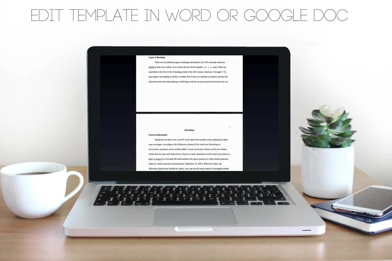 Apa Format For Papers Word Google Docs Template How To Create An APA
