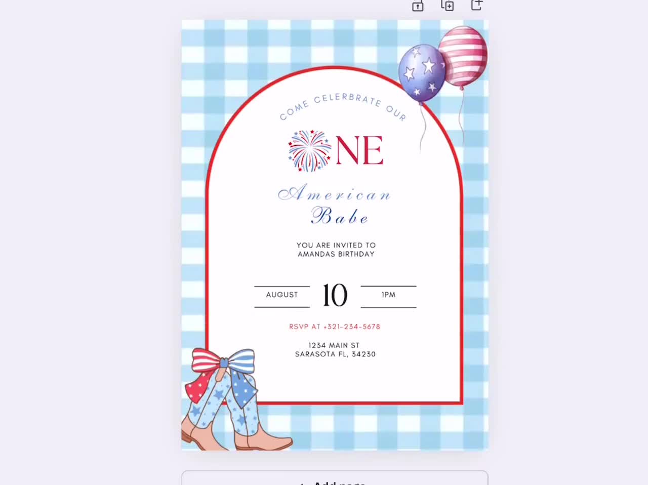 One American Babe Cupcake Toppers 4th Of July Red, White , Blue All American Girl Cupcake Toppers 1st Birthday Girl Editbale Cupcake Toppers video poster