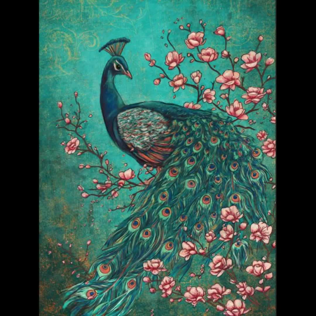 Peacock Phone Case for iPhone 17 to 11, Galaxy S25 to S21 and