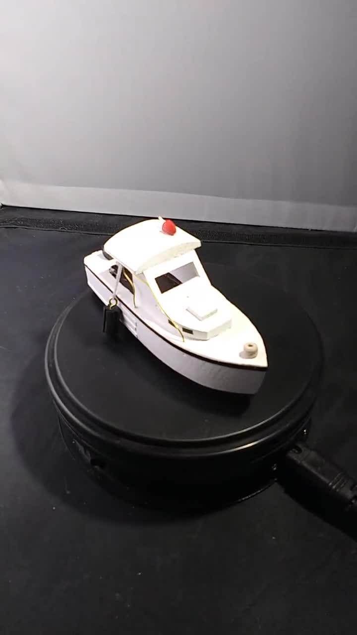 Buy Wooden Mini MAINE LOBSTER BOAT Model 5 Long Fully Assembled Online in  India 